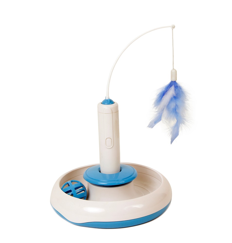 Durable Rotating Cat Feather
