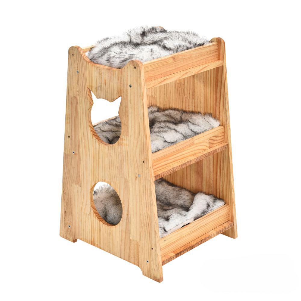 Cat Tree Wooden Modern