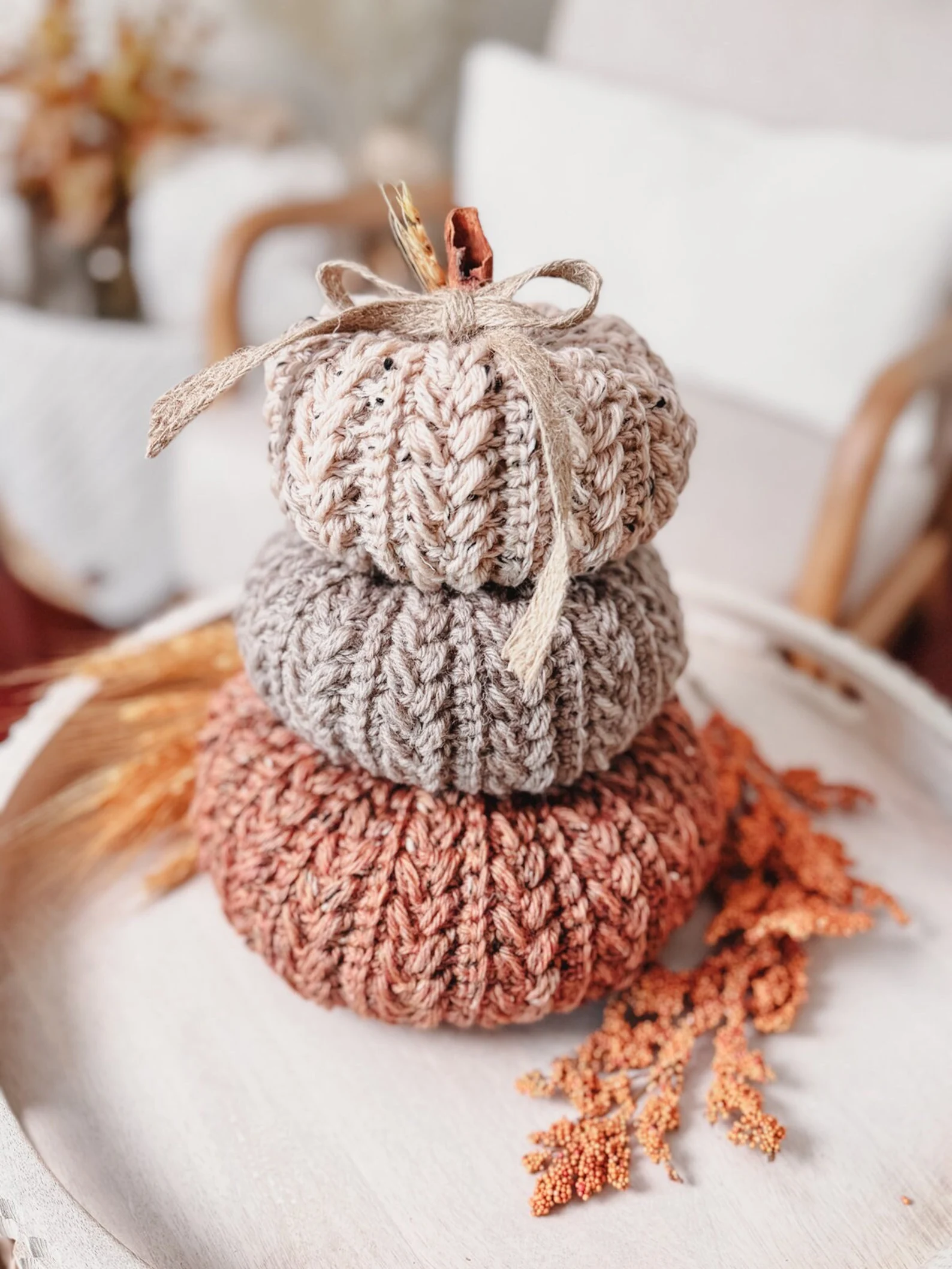 Stitch™ Crochet Pumpkin Trio Pattern