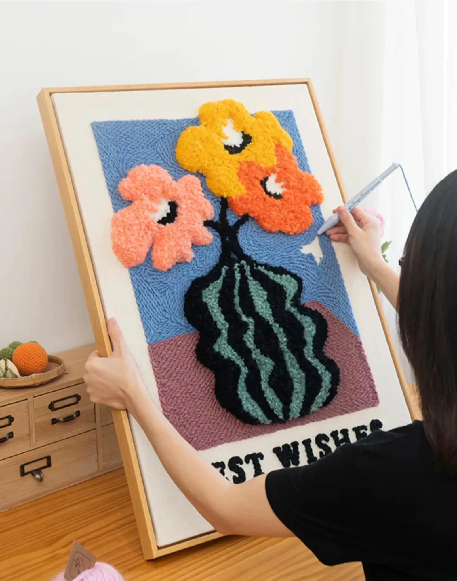 Flower Punch Needle kit