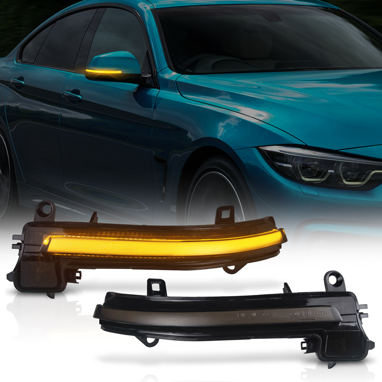 Smoked/Clear Lens Side Mirror Signal Light